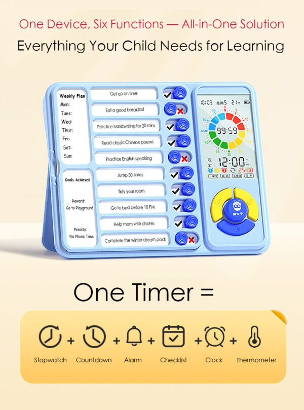 TimePal Pro Gen 3 - Kids' Focus & Self-Discipline Manager